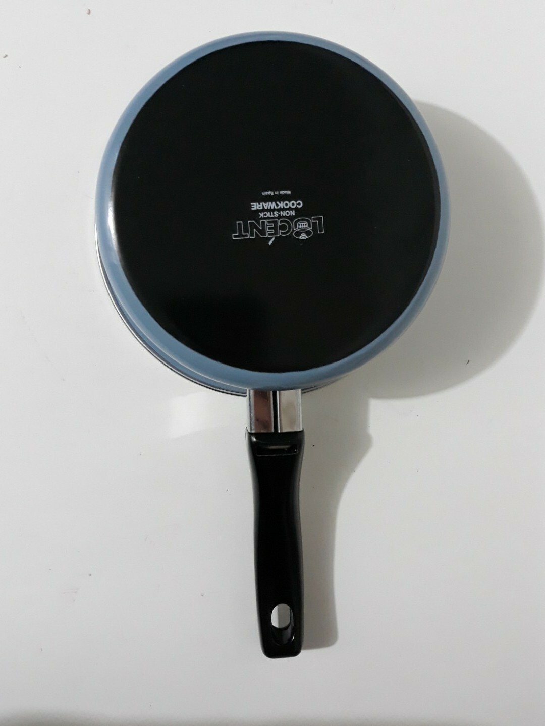 Lucent Non-Stick Cookware 1 Qt – 6 Inch Sate Blue Open Saucepan Made In Spain