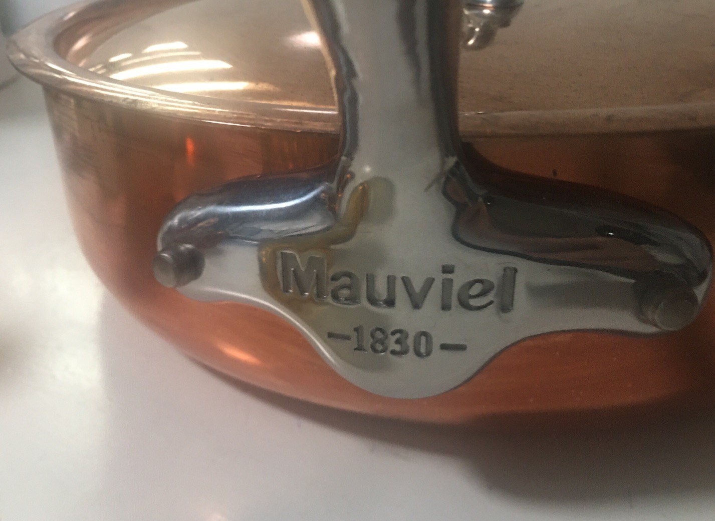 Mauviel 1830 M’150S Copper Saute Pan With Curved Lid