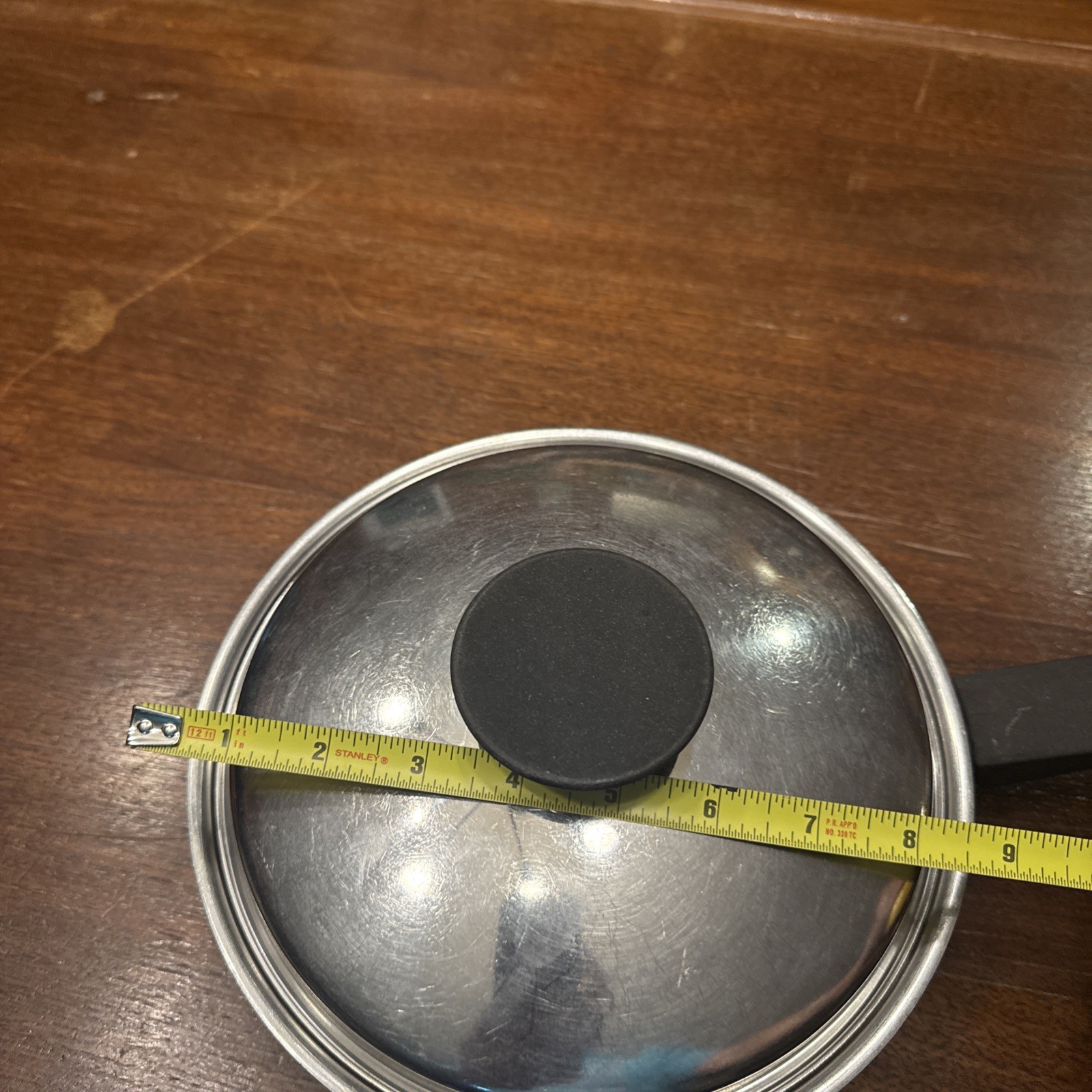 Vintage Seal O Matic Thermium Stainless Steel Pots USA 3 PC Set