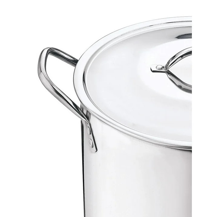 Mainstays 12 Qt Stainless Steel Stock Pot w/ Lid Soup Pasta Cooking Pot