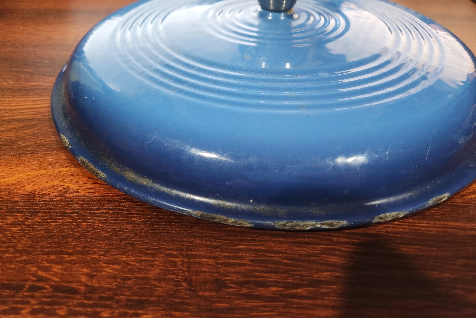 Lodge Cast Iron Replacement LID ONLY 11″ Blue Enamel for Dutch Oven