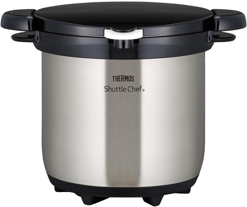 Vacuum Insulated 4.5L Cooker Shuttle Chef – Clear Stainless Steel (Japan)