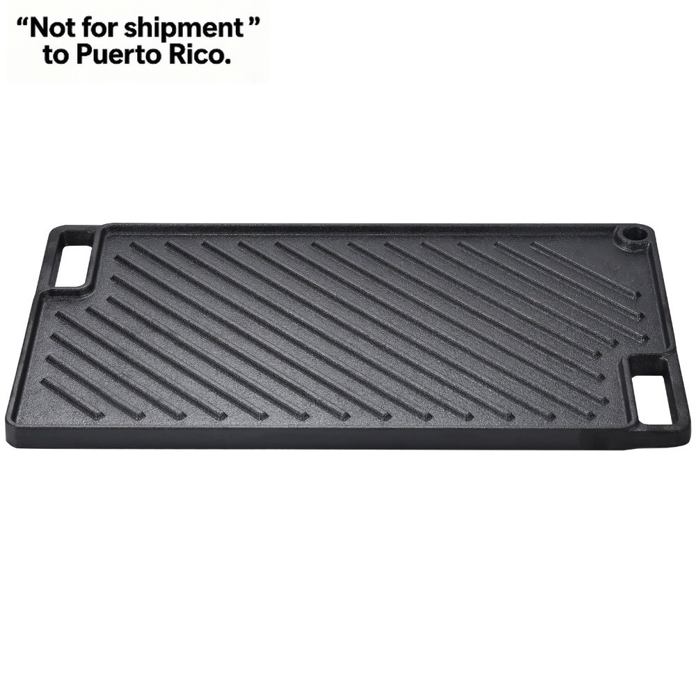9.7″x16.7″ Pre-Seasoned Rectangular Pan, Double Burner Non-Stick Cookware