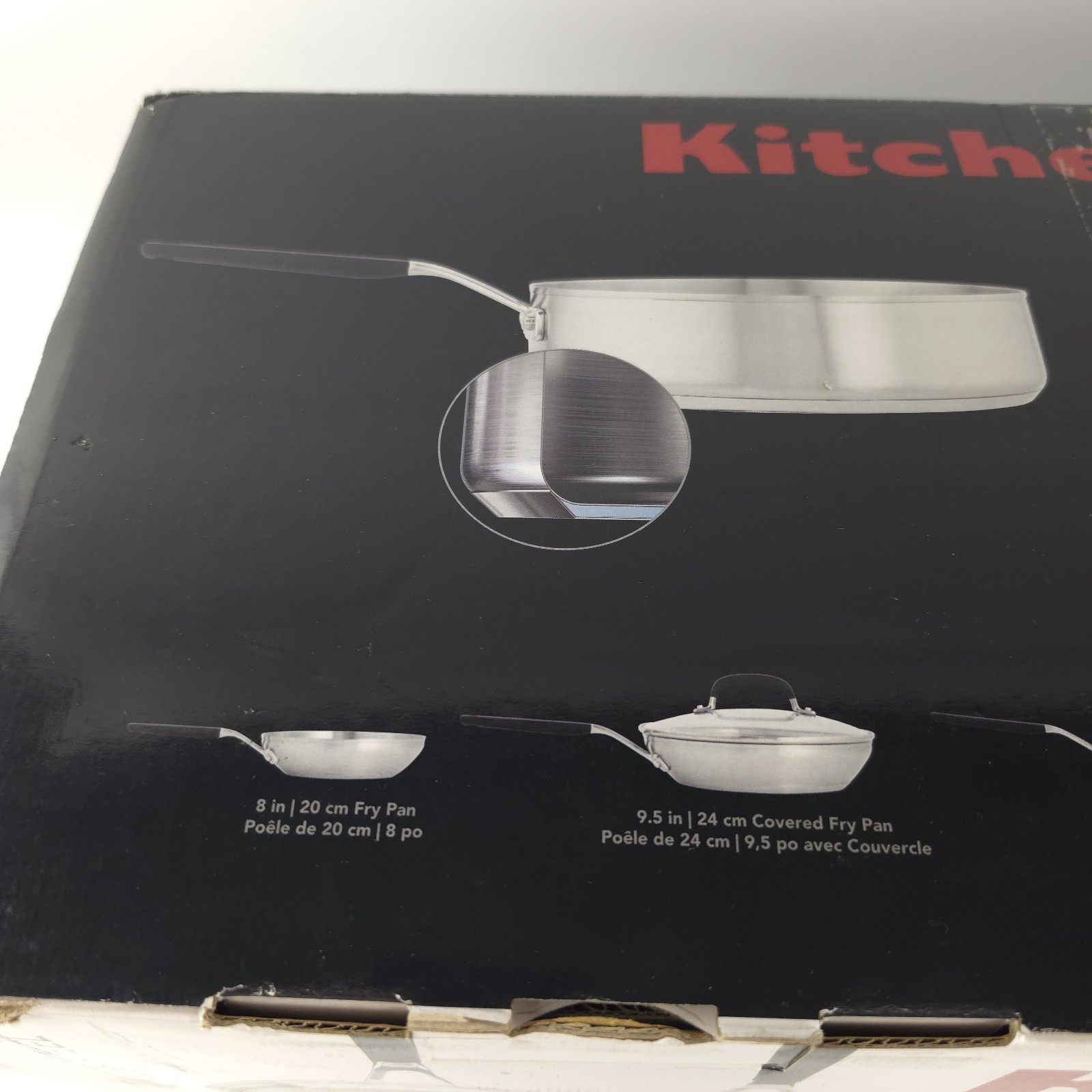 KitchenAid Stainless Steel, 10-Piece, Stainless Steel Cookware Set 7-8-C71017-T