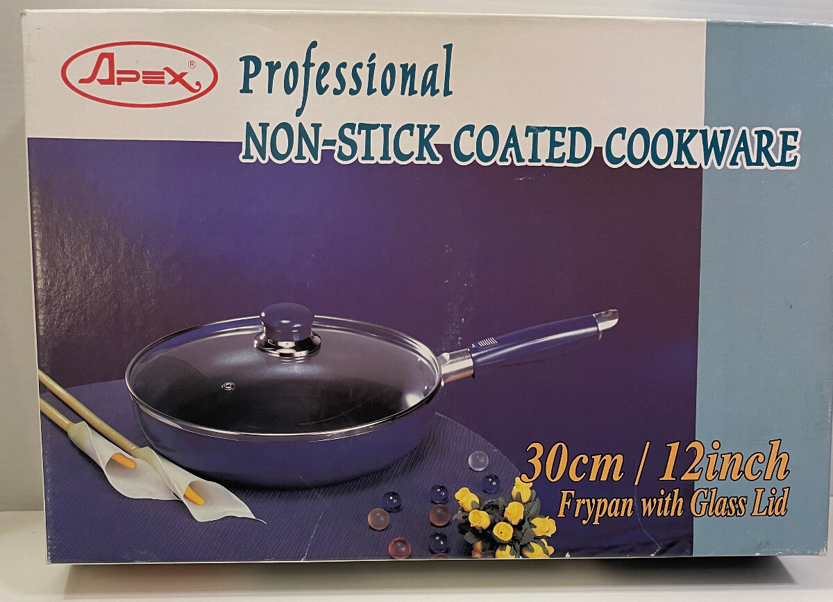 APEX Professional NON-STICK Coated Frypan Cookware 12 inch / 30 Cn , NEW in Box