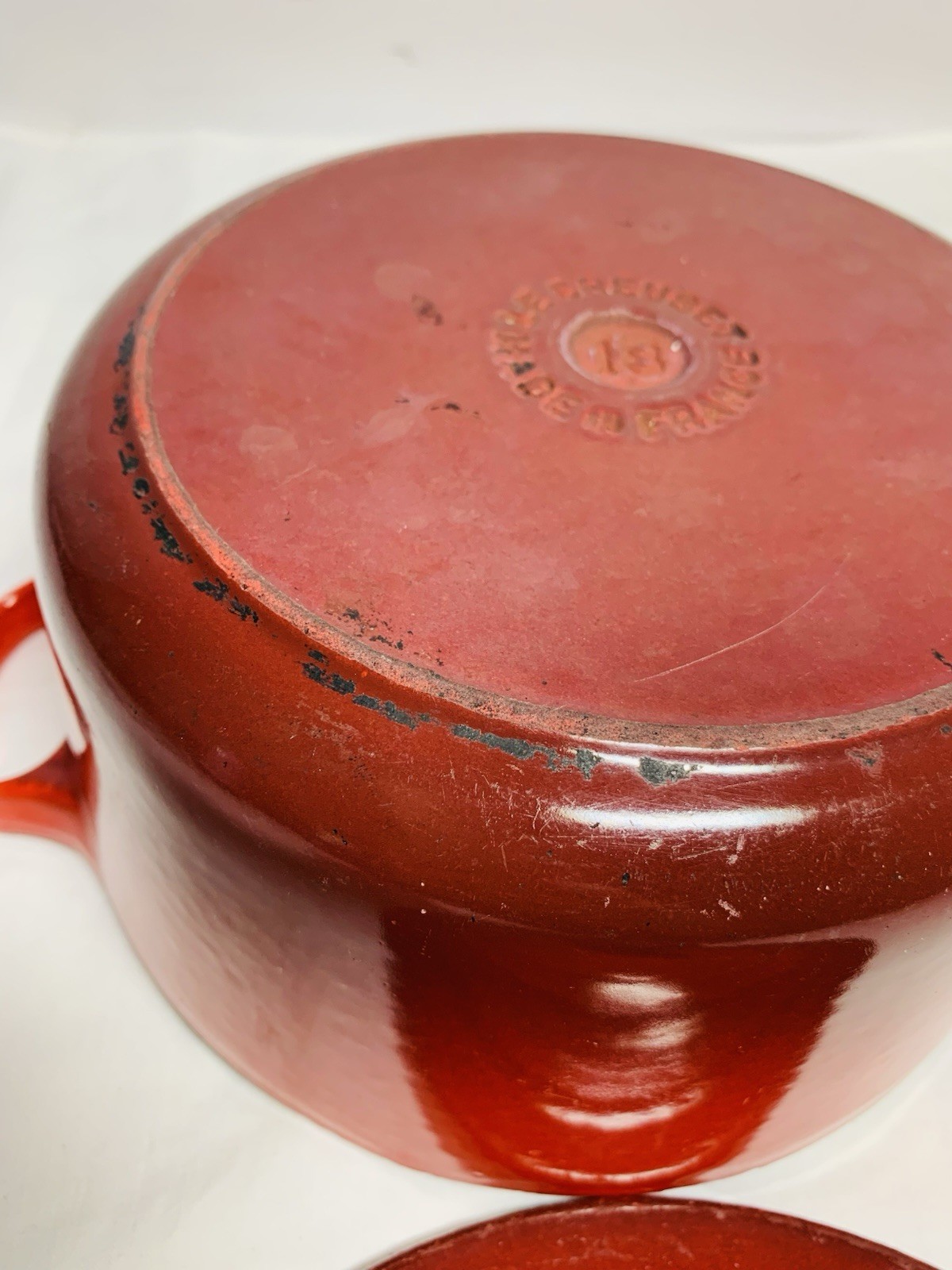 Le Creuset 18 Signature Enameled Cast Iron Round 2 QT Dutch Oven Cherry