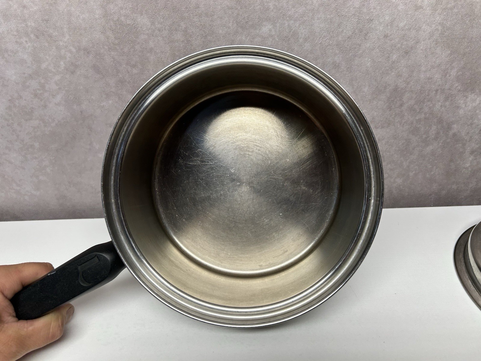 VTG Lifetime 6 Ply Stainless Steel Sauce Pan W/ Lid 1-1/2 Qt 8.5″ T304 CC