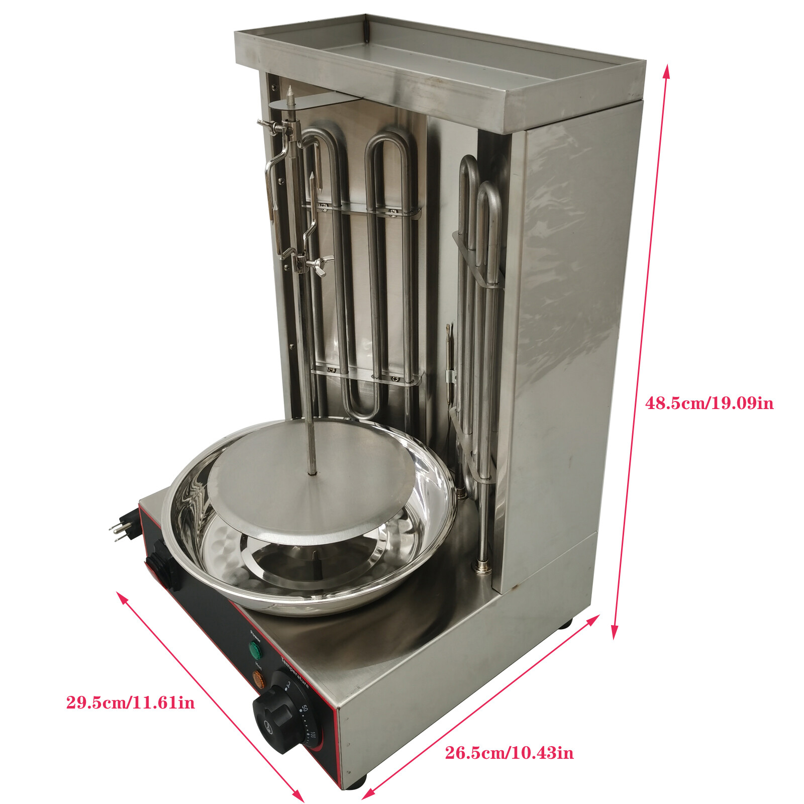 110V Electric Rotating Barbecue Machine Turkish Stove For Brazil Turkey BBQ