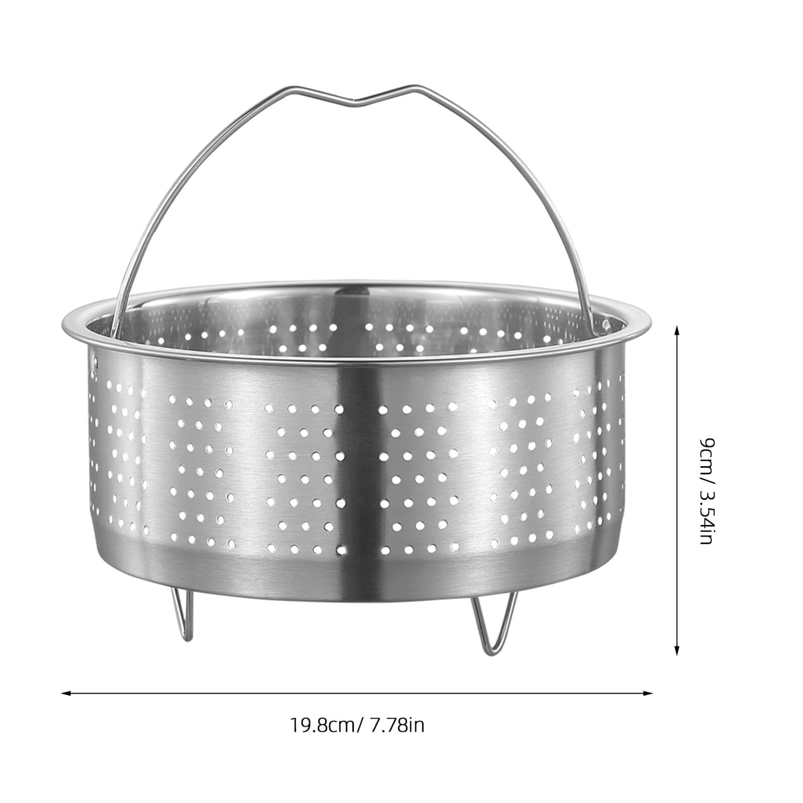 Upkoch Mesh Strainer Steamer Basket Stainless Steel Vegetable Steamer Basket