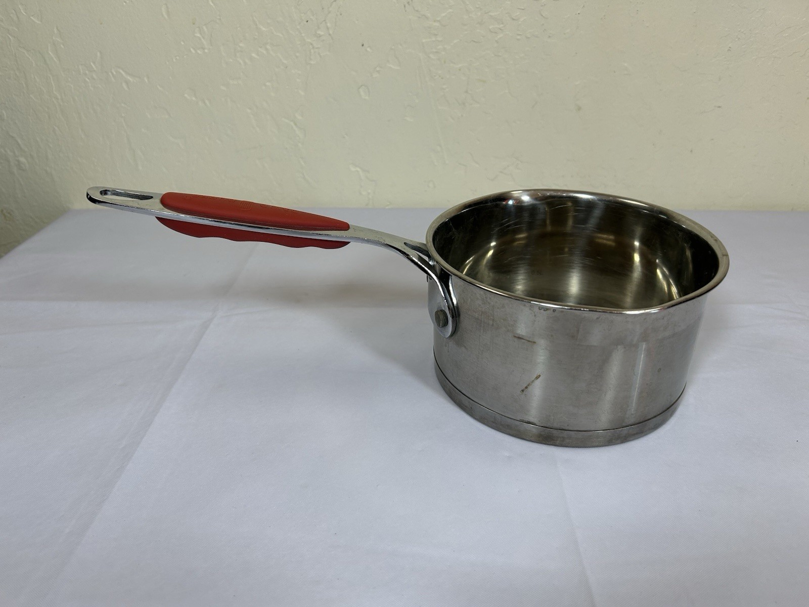 David Burke Gourmet Pro Heavy Stainless 1.75 Qt Sauce Pan Heavy Commercial Grade