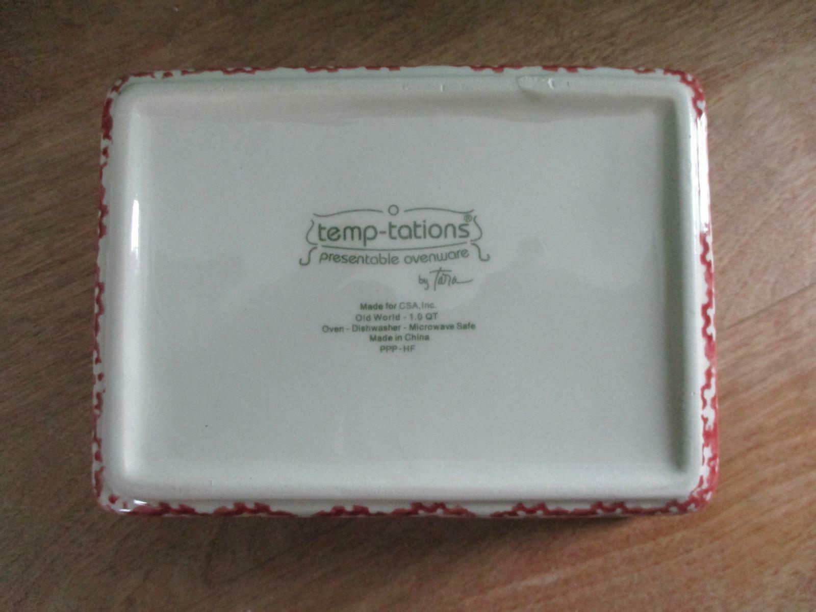 Temp-tations Bakeware 1 Quart Casserole with Trivet, Rack and Storage Lid