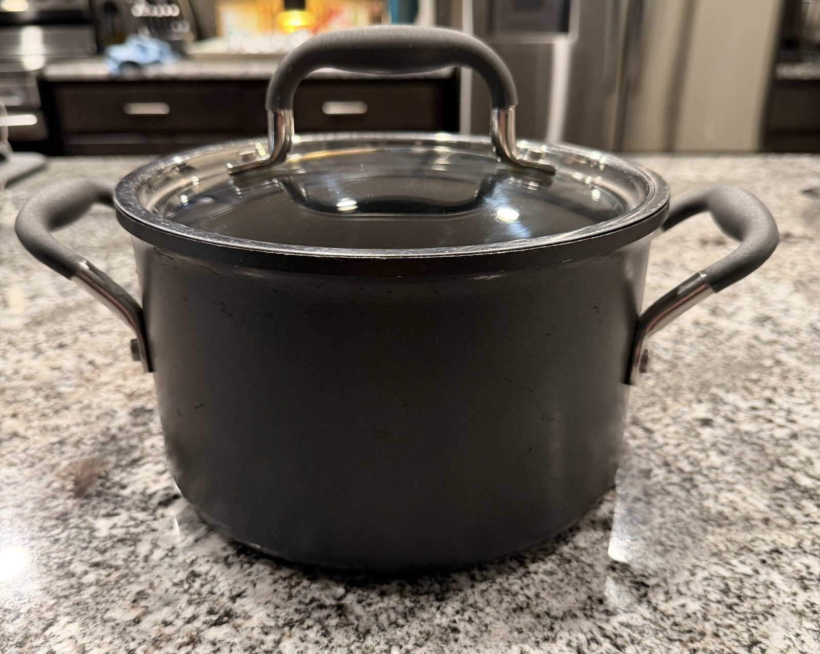 The Pampered Chef 4 Qt Stock Pot with Lid – See Pictures!