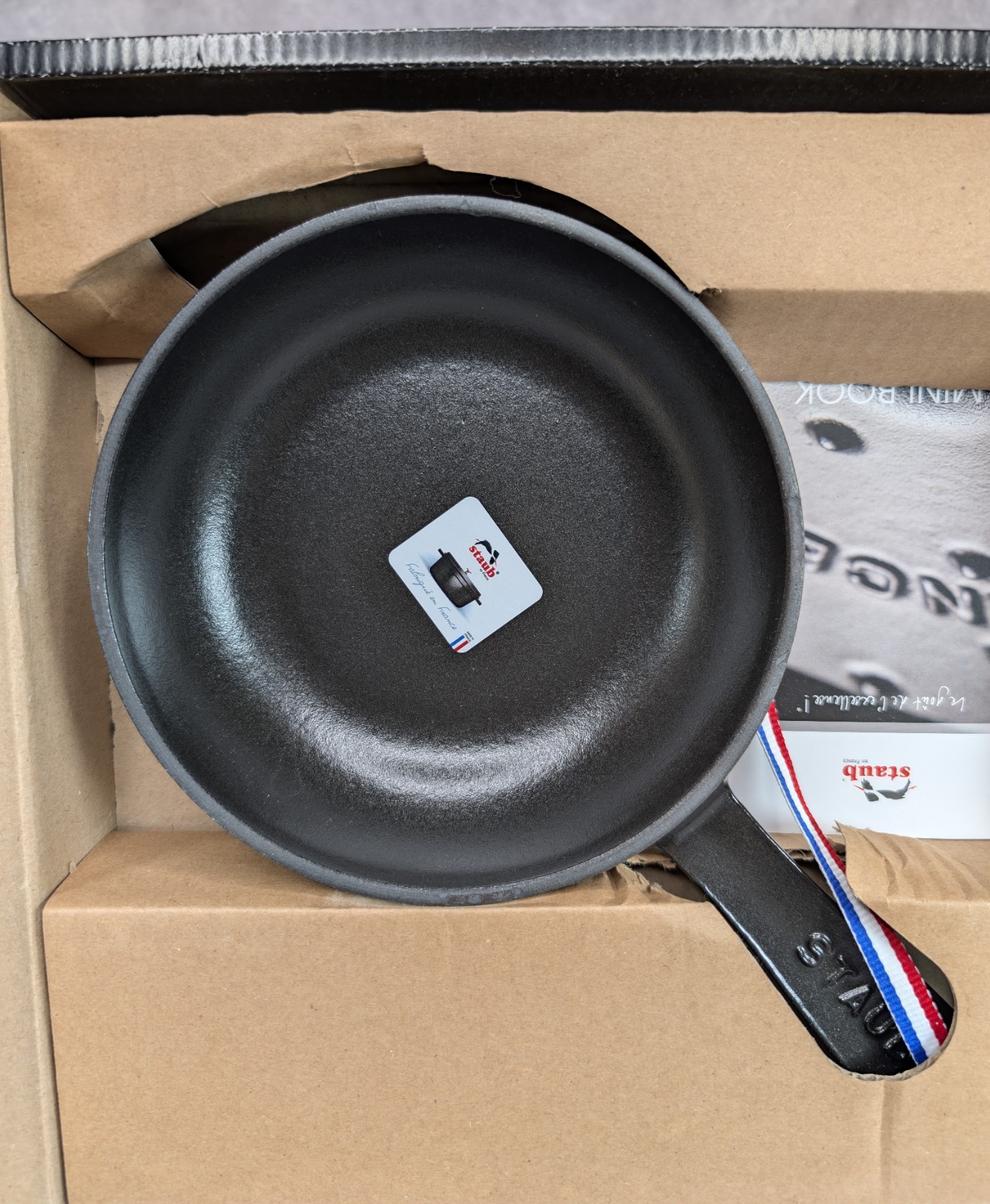 Staub Skillet 16cm Black Enameled Cast Iron Frying Pan Compatible Made in France