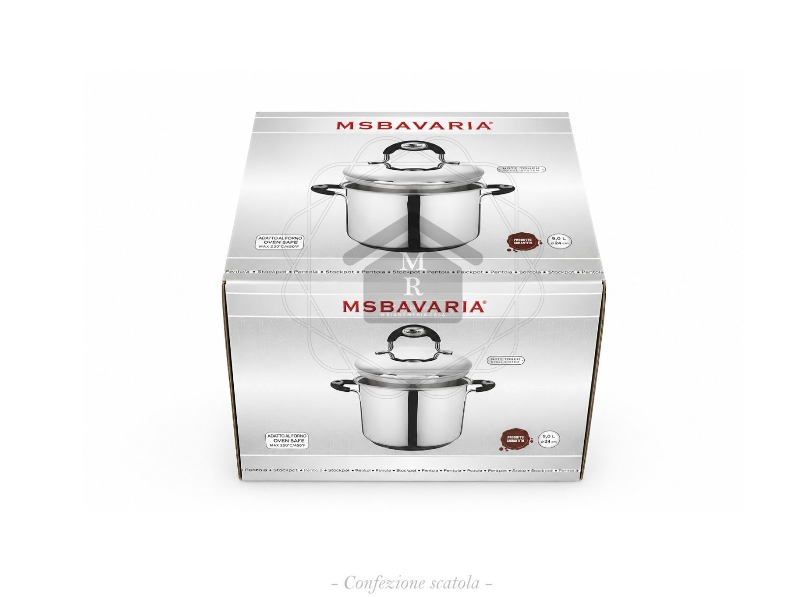 19 Piece 18/10 Stainless Steel Bio Line Induction Bottom MSBavaria Cookware Battery