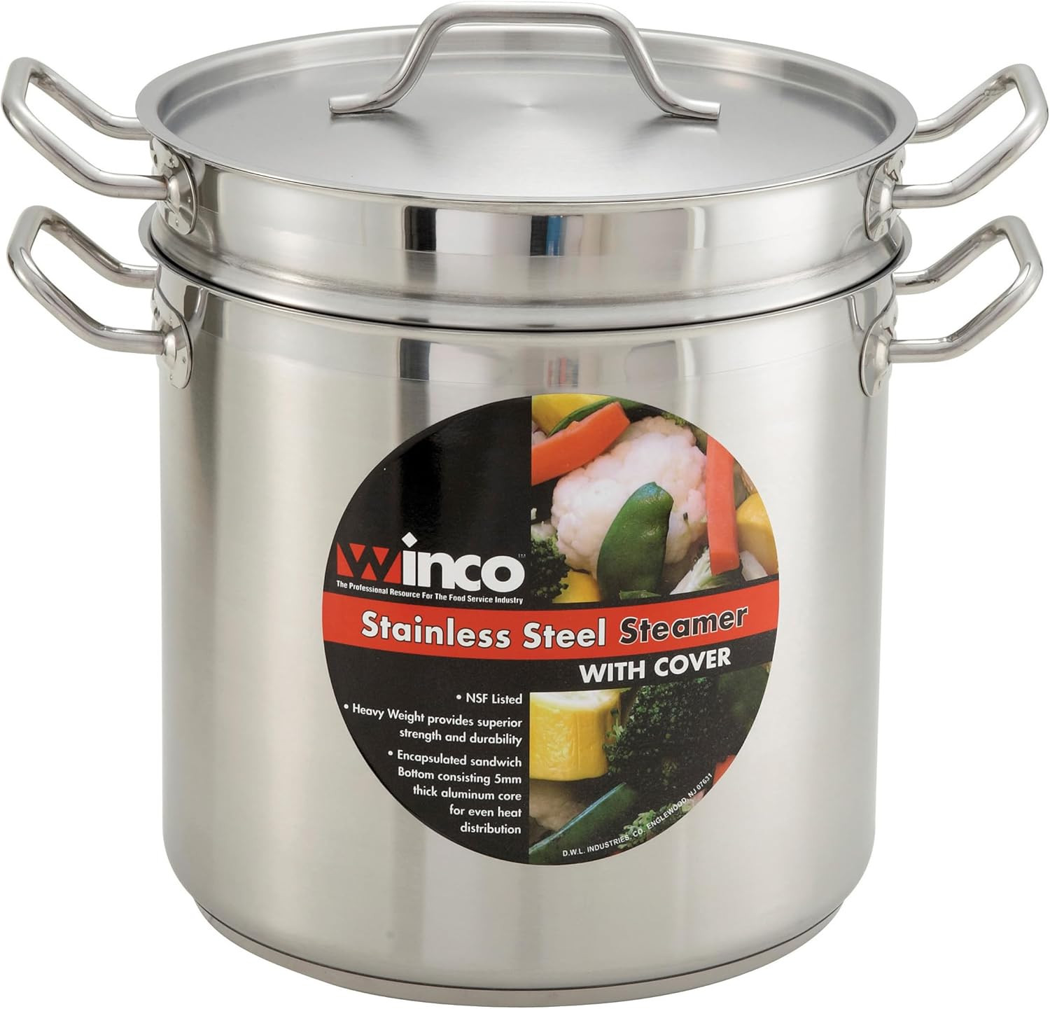20 Quart Stainless Steel Steamer & Pasta Cooker – Durable & Versatile Cookware