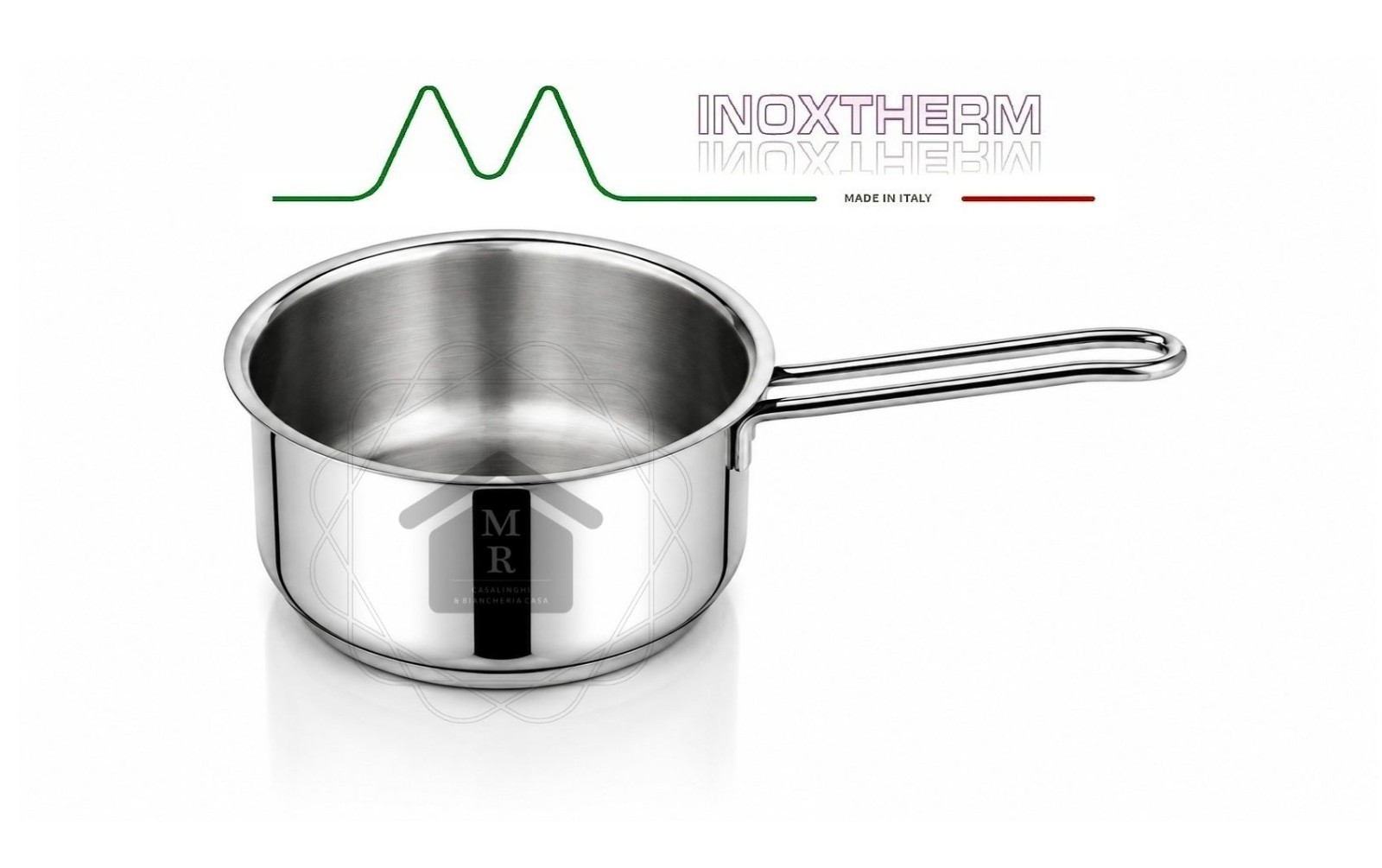 18/10 Stainless Steel Casserole Inoxtherm – Induction Bottom – Workshops Prandelli