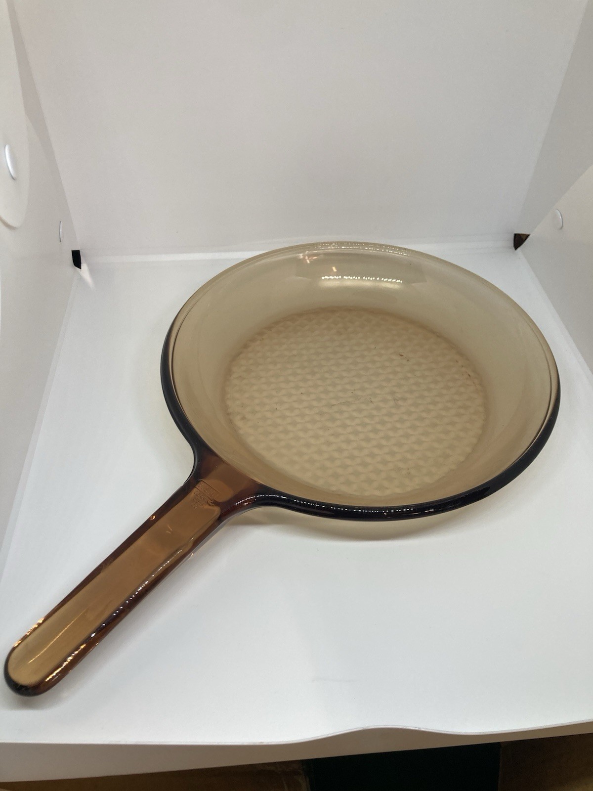 5 pc Lot Visions Cookware Corning Ware Amber Skillet w/ Lid Pot Microwave Bowl