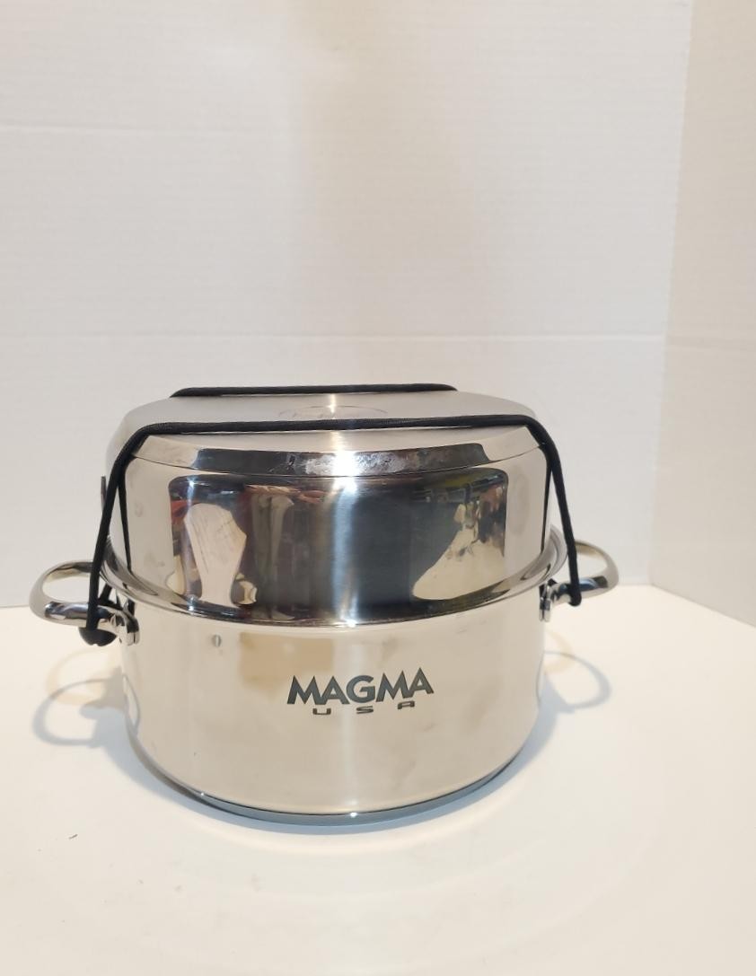 Magma 7 Pc Nesting Stainless Steel Induction Cookware Set A10-362-IND Marine Edn