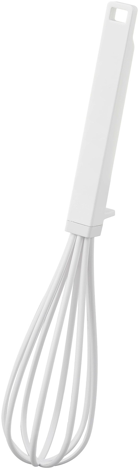Yamazaki Silicone handle whisk White W6 × D6 × H29.5cm Tower kitchen tool 6362