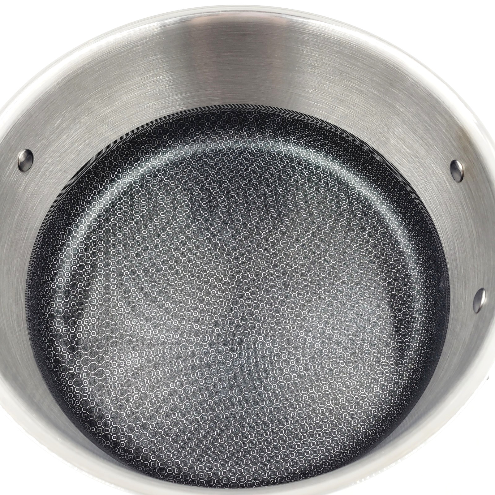 David Burke GEO CLAD Series Tri-Ply Stainless Steel 8qt. 7.6L Stockpot with Lid