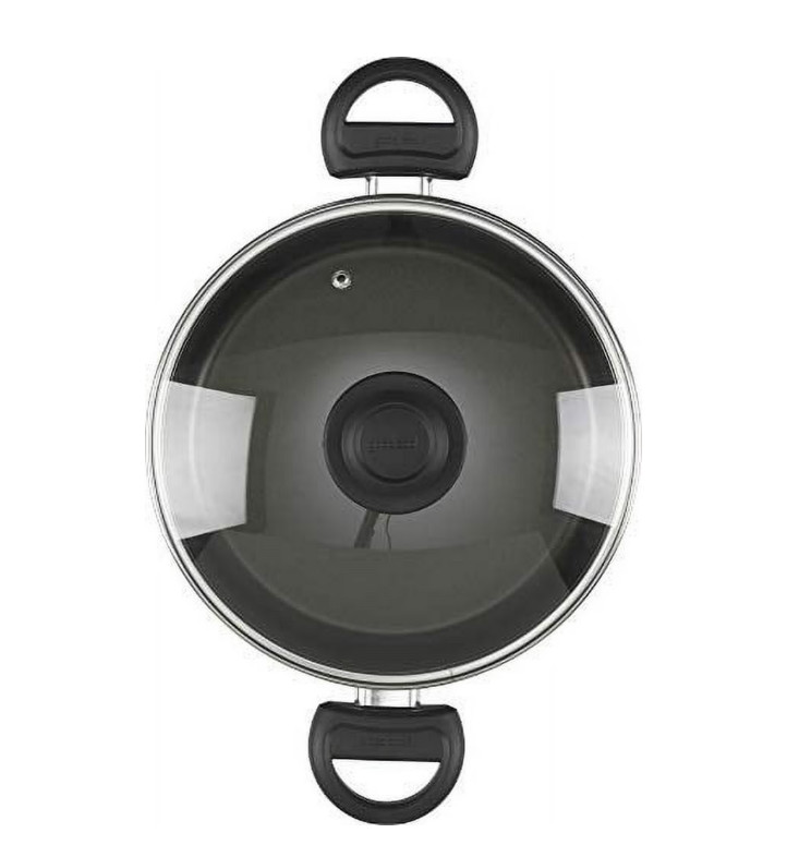 4.7Qt Aluminum Dutch Oven with Lid Classic Covered Cooking Pot Durable