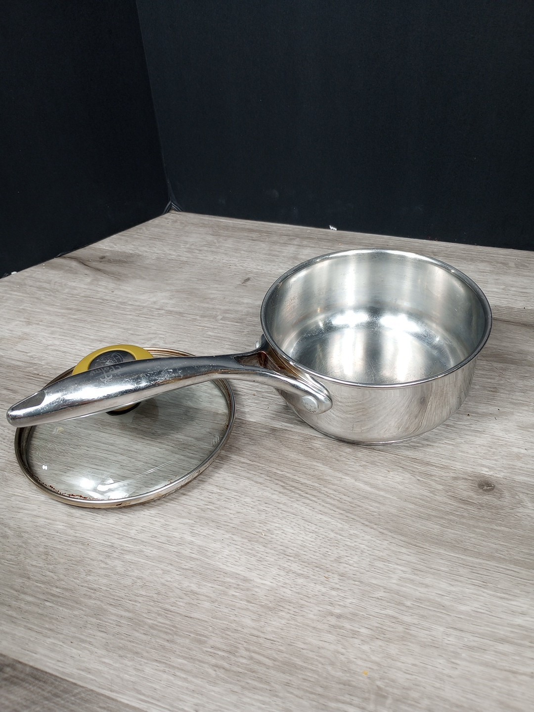 Palm Restaurant Stainless SteelTri-Ply Saucier Pan Pot w/ Lid Heavy Chef Quality
