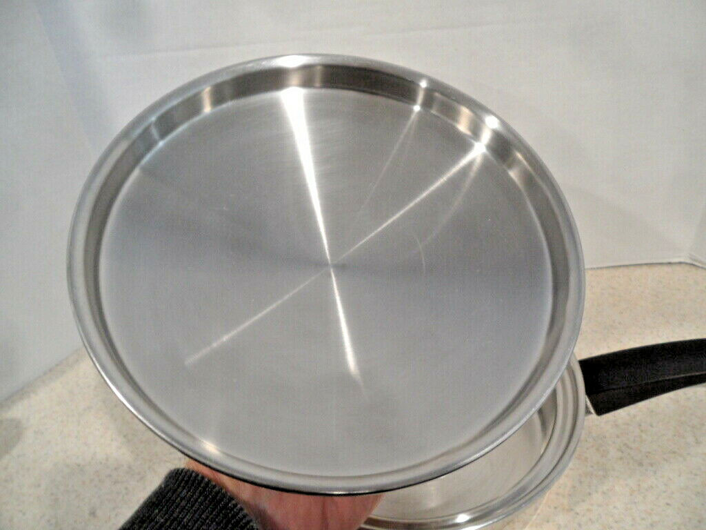 😎 Seal-O-Matic Thermium Multi-Plex Stainless Steel 1 Quart Sauce Pan W/ Lid