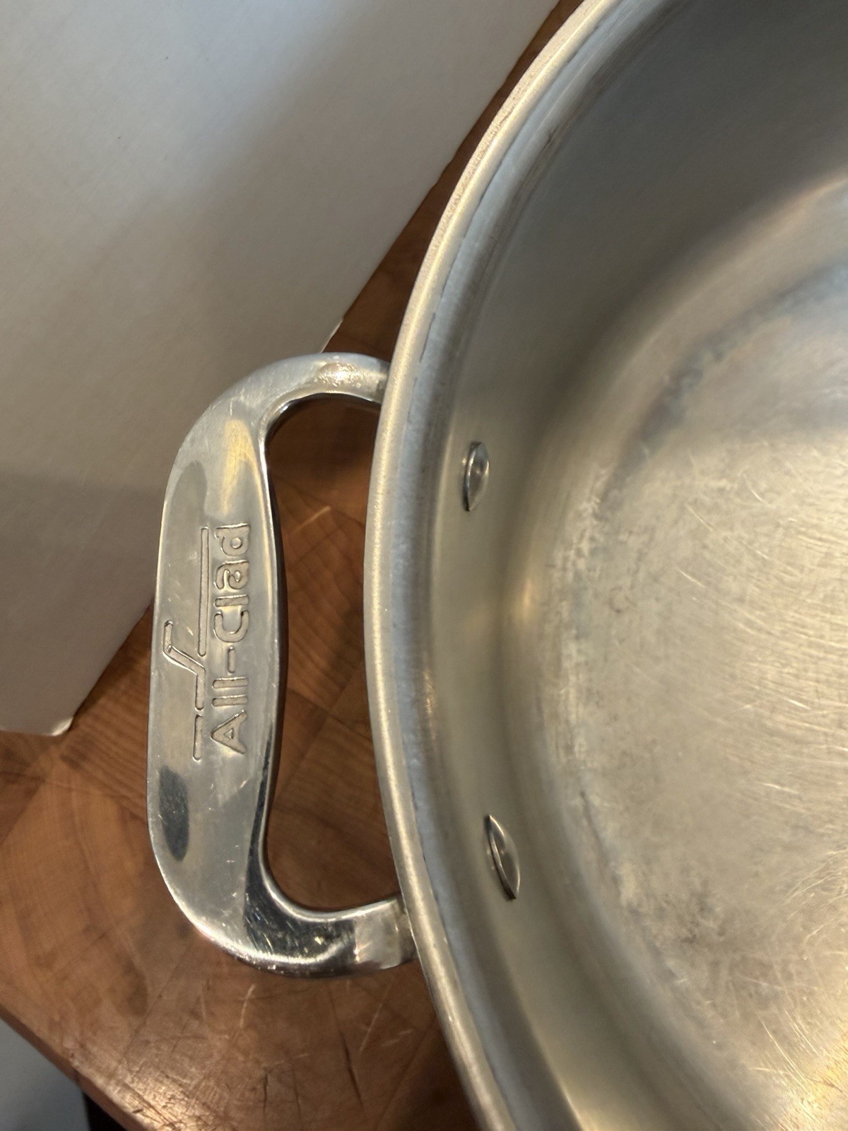 All-Clad Stainless Steel Deep Sauté/Frying Pan/Pot with Lid ~4″ x 11″