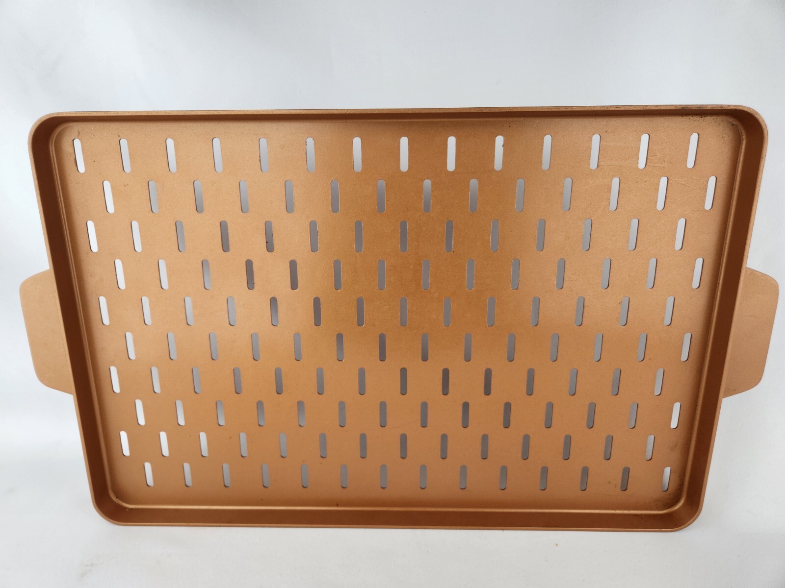 Copper Chef X- Design Barbecue Pan 12”x 18” Grill Cooking Sheet Drip Through Bbq