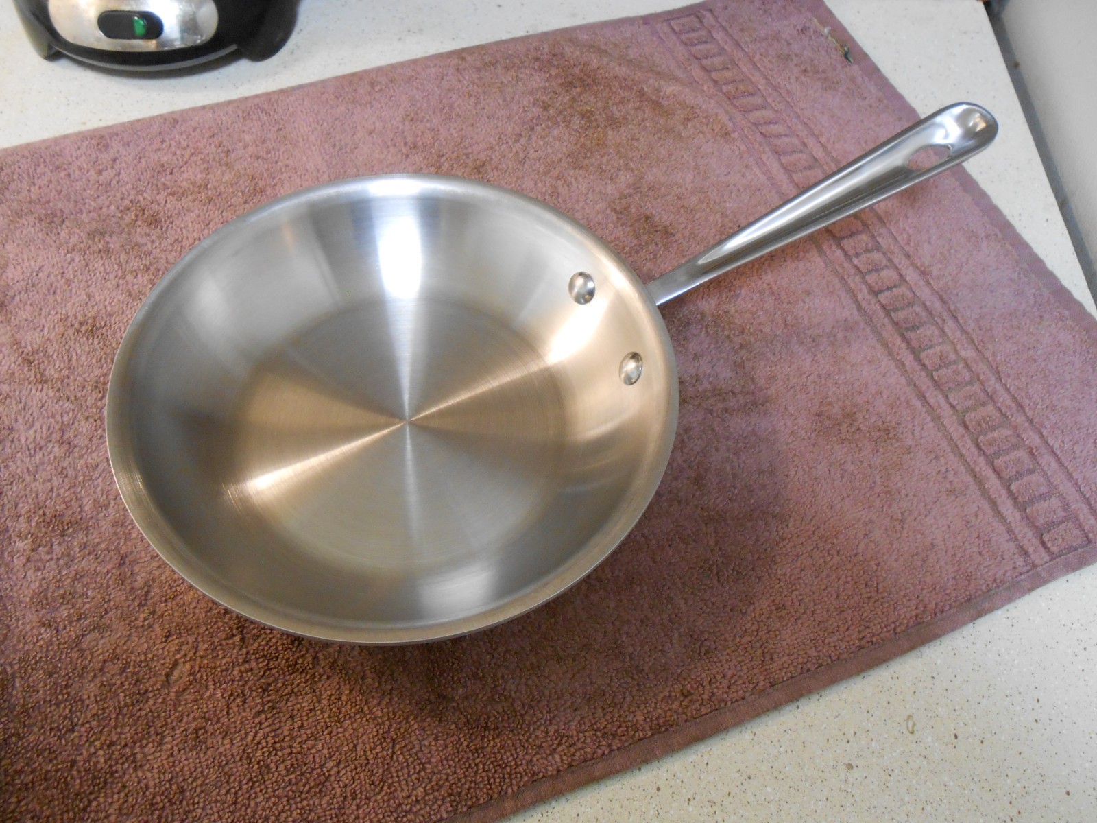 ALL-CLAD Metal Crafters MC2 8″ Skillet VERY CLEAN, SITS FLAT