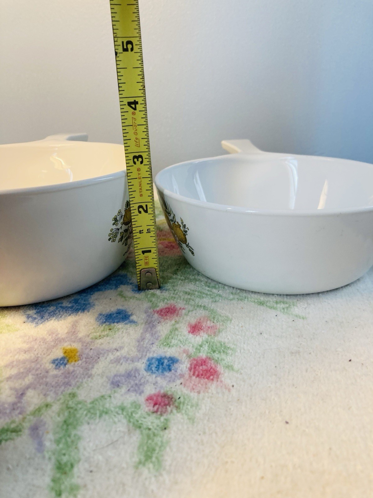 2 Vintage 1970-80 Corning Ware Spice of Life Sauce Pan P81B & P82B W/P81C Lid