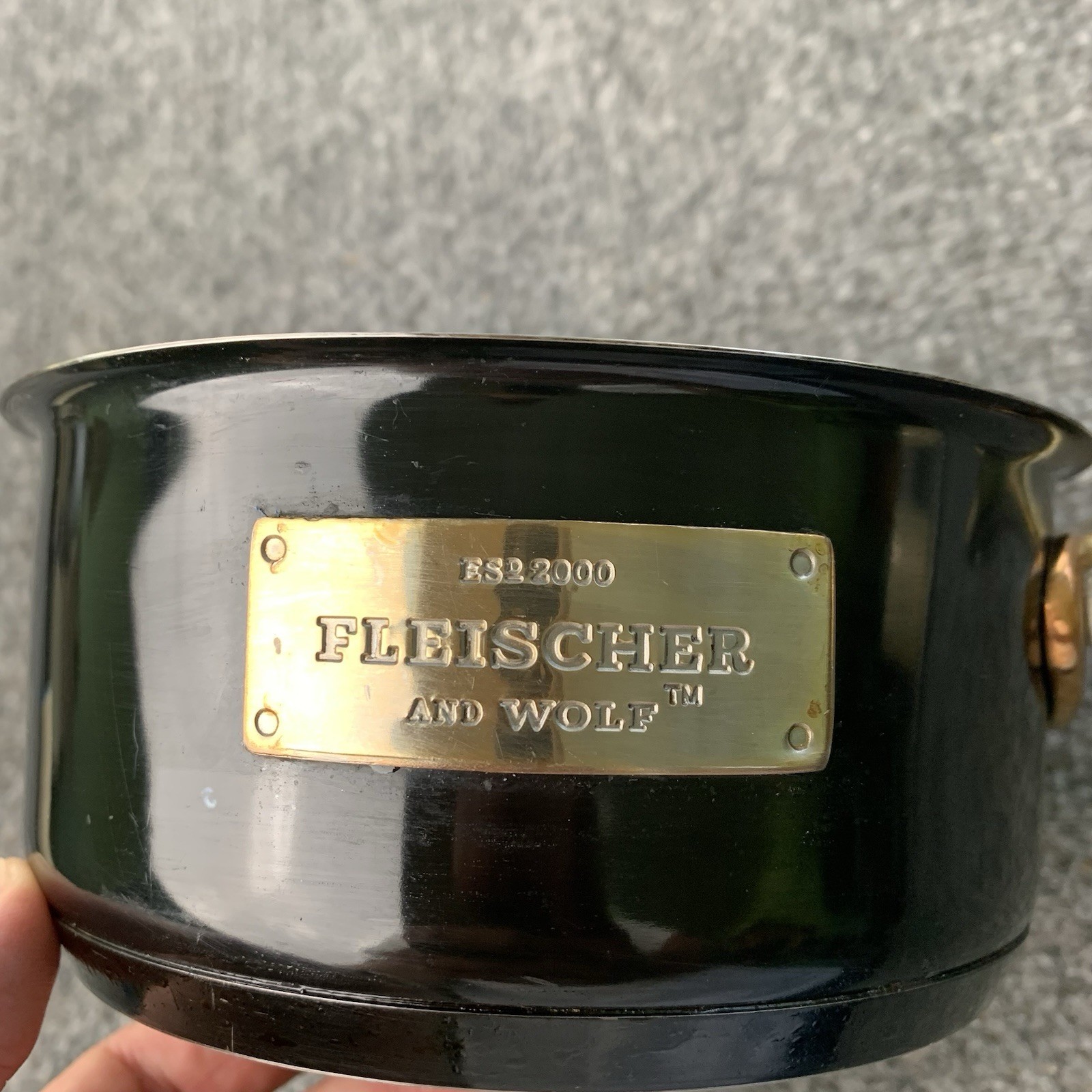 Fleischer And Wolf Small Saucepan Pot Pan Stainless Steel (24 Ounces) “No Lid”
