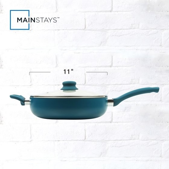 Mainstays Ceramic Aluminum Nonstick Jumbo Cooker Corsair
