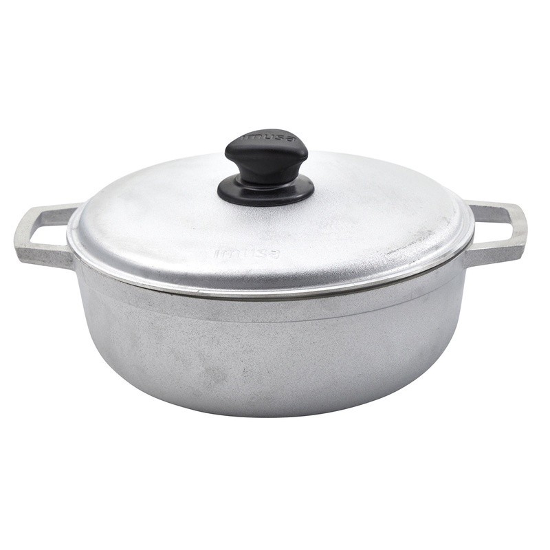 Durable Cast Aluminum 4.8Qt Basic Caldero Oven Safe Cooking Stews Soups Rice New