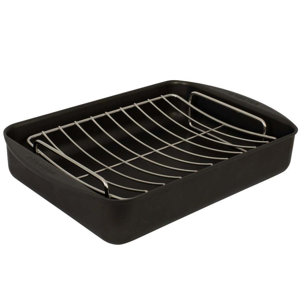 New Scanpan Classic ROASTING PAN Dish 34cm x 23cm 3L & Rack