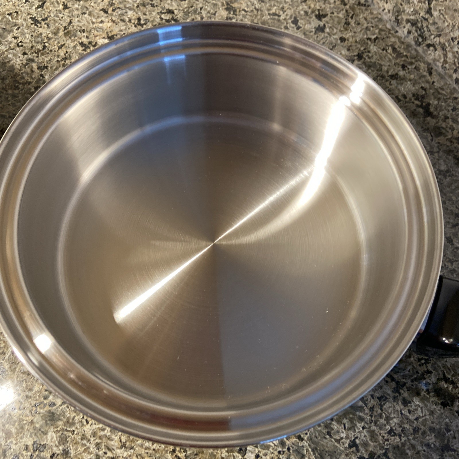Royal Prestige 7 Ply SS Titanium Silver Alloy Copper 1 Qt Sauce Pan 7.5” W/ Lid