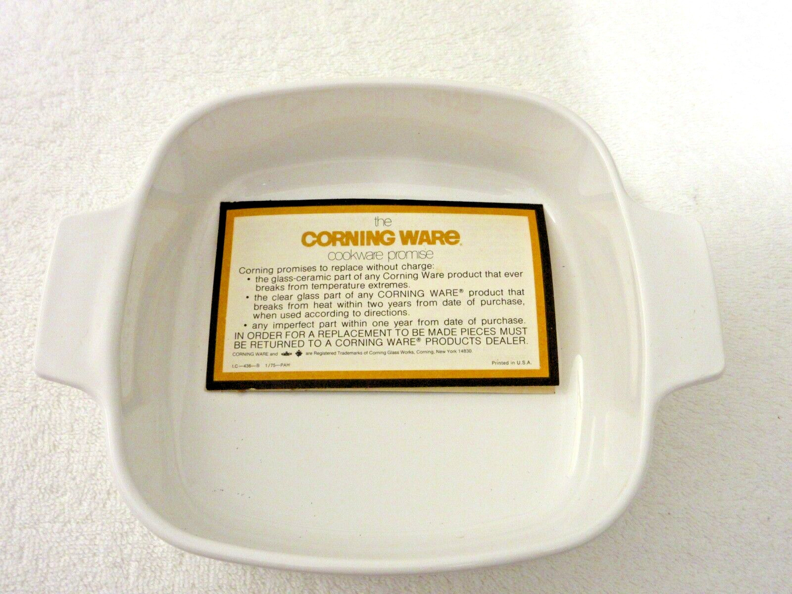 CorningWare A-1-8- 1 Quart Covered Saucepan-Spice O Life