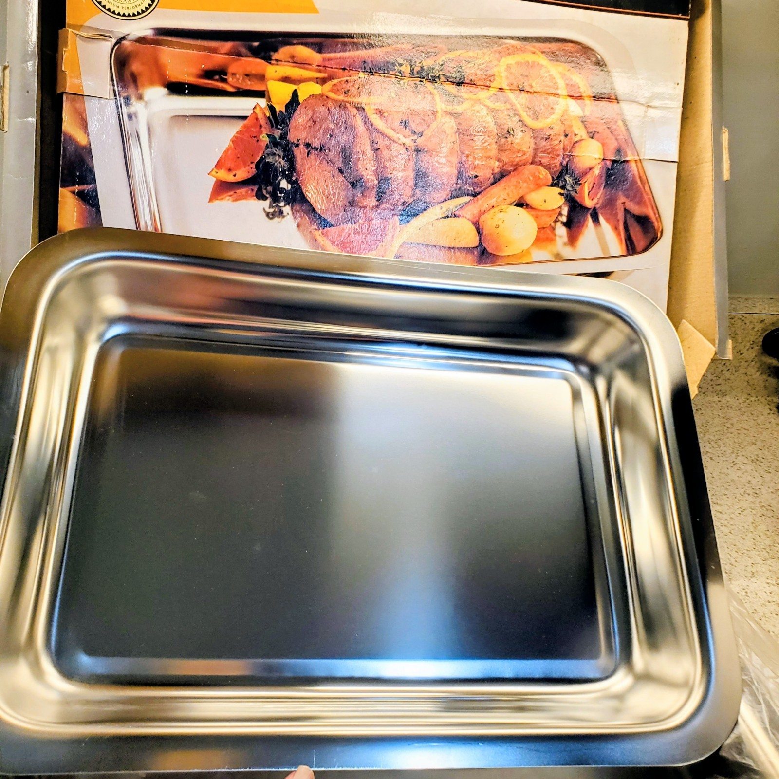 2 VTG New Farberware Classic Oven Roaster Stainless Steel Lifetime Warranty Box