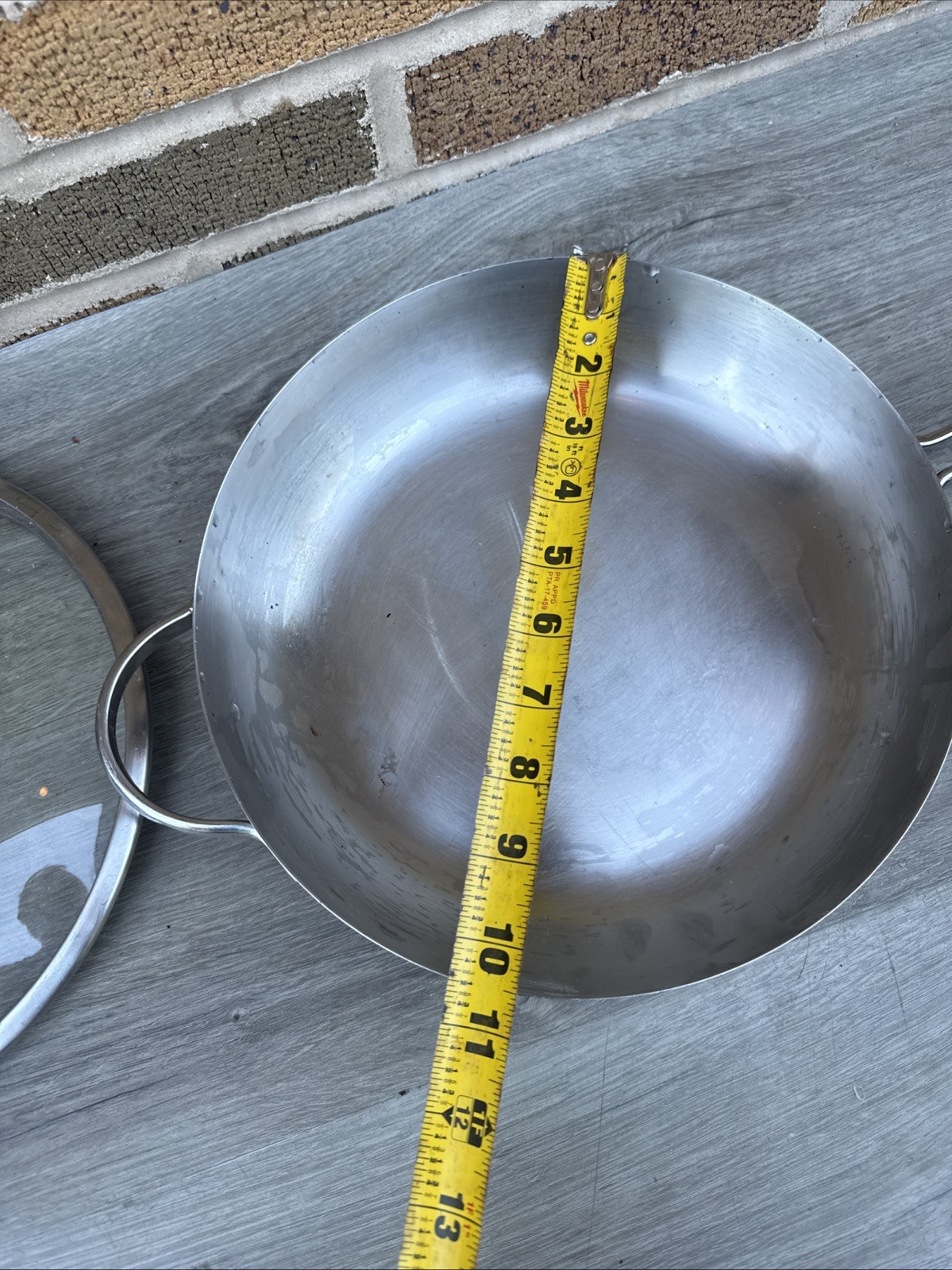 REVERE WARE PRO LINE Stainless 10″ FRYING PAN Chefs Saute Fry SKILLET 6760