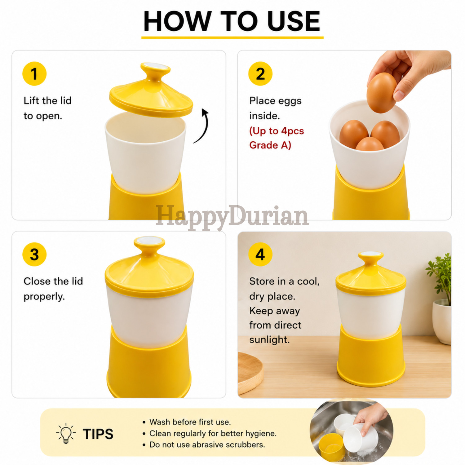 Soft Boiled Egg Maker Water Drip Egg Cooker Timer No Electric Kitchen Tool
