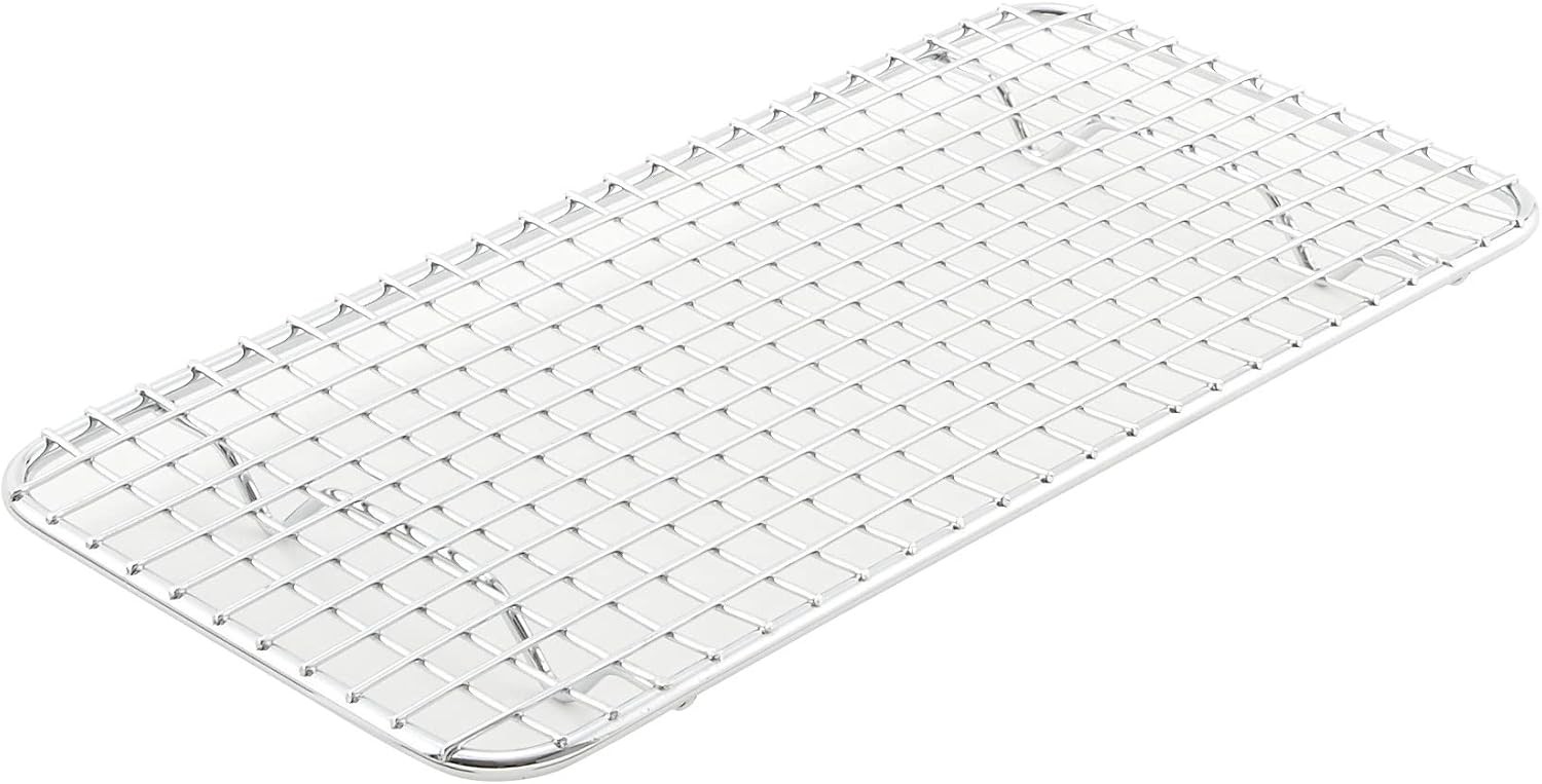 Pan Grate 5-Inch by 10 1/2-Inch,Chrome Third Size