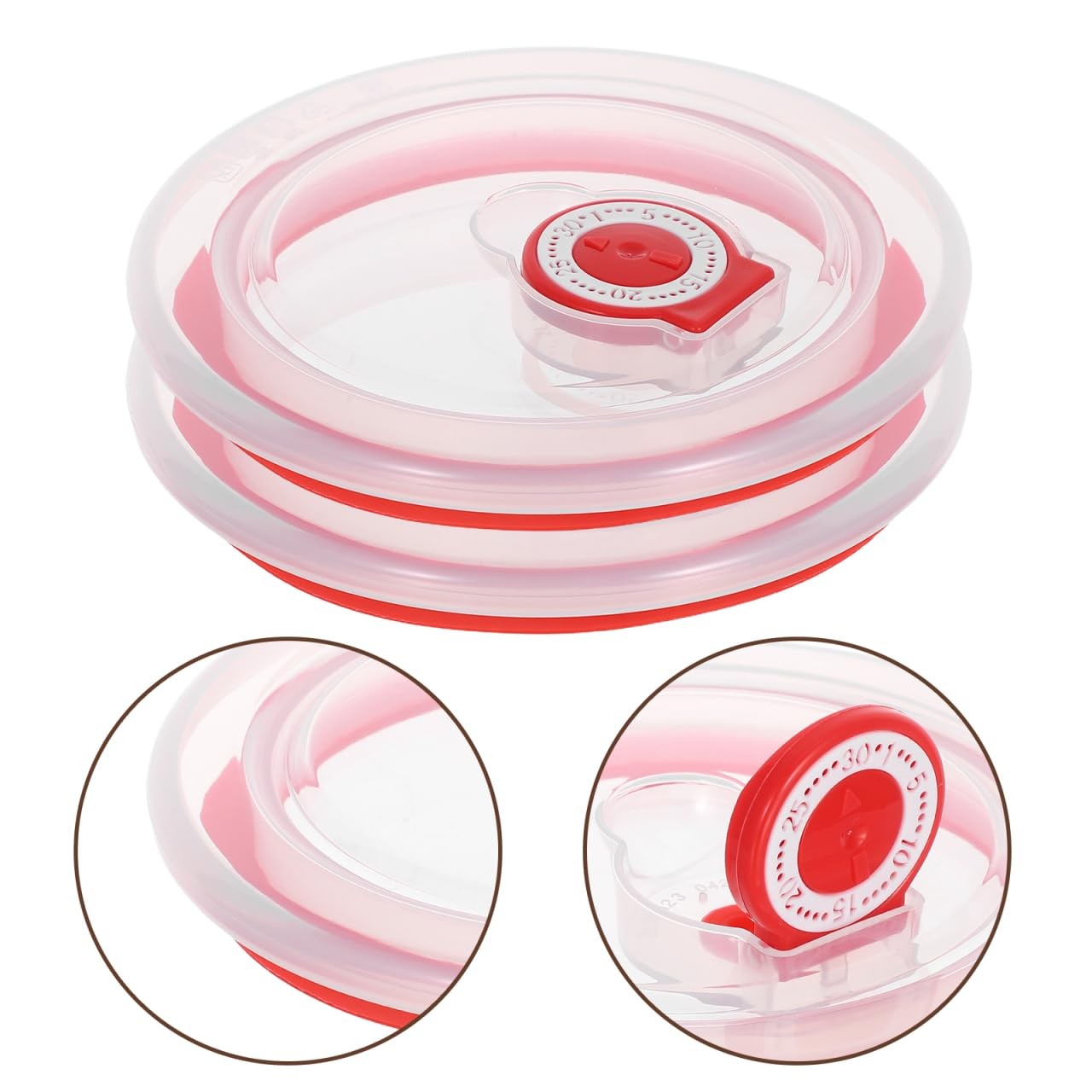 4.5in Silicone Bowl Covers Reusable Lids for Bowls Food Storage Airtight Leak…
