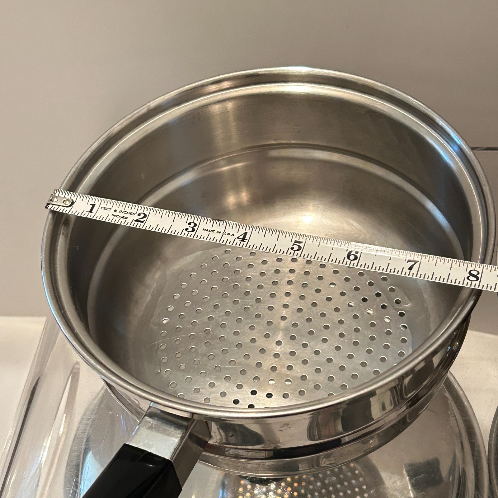12 Piece Saladmaster Pots & Pans Lot Tri-Clad Stainless Vapo Lids Egg Poacher