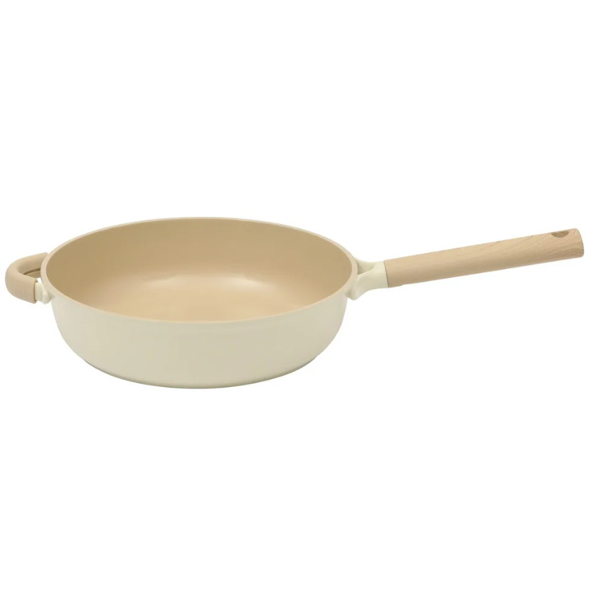 13-Piece Cast Aluminum Ceramic Nonstick Cookware Set with Utensils White