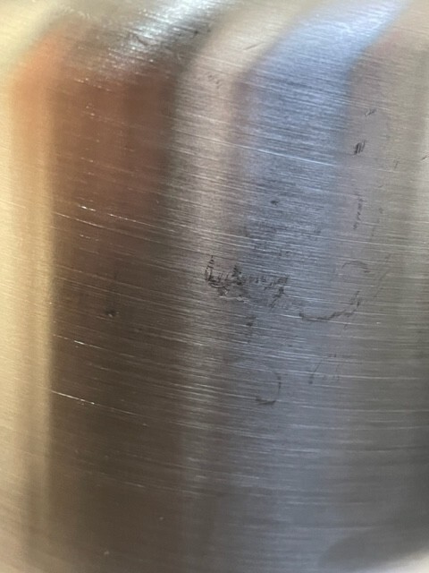 All-Clad Brushed D5 Stainless Steel 5-Ply Bonded 8 in Fry-Pan (DEMO/DENT)