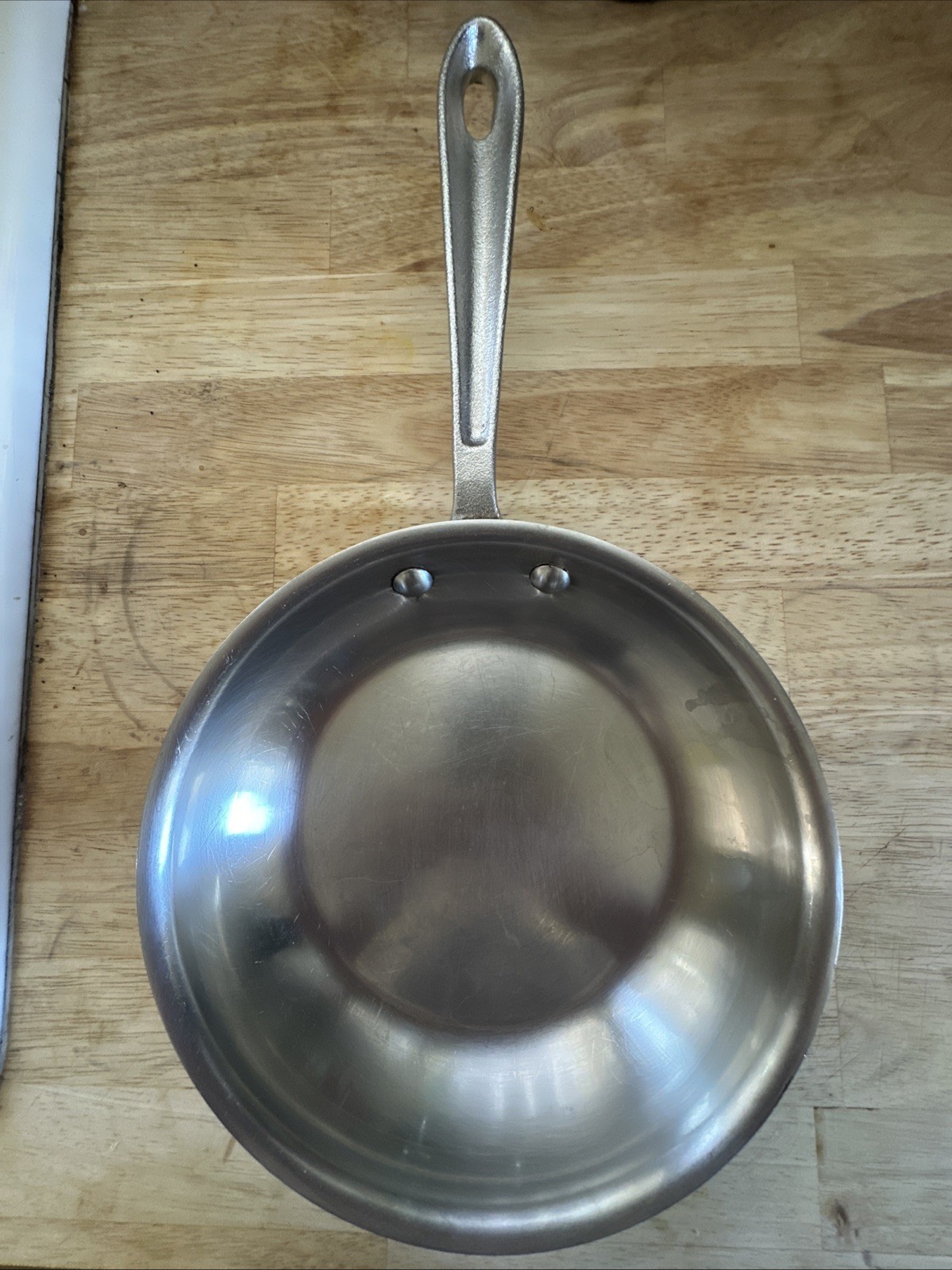 Vintage All-Clad Master Chef 8″ Frying Pan Skillet Aluminum Stainless Steel USA