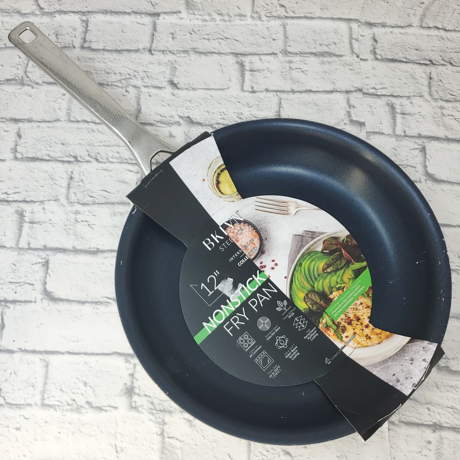 BKLYN Steel Co. Interstellar Flared Sparkle Cookware Aluminum Fry Pan 12″