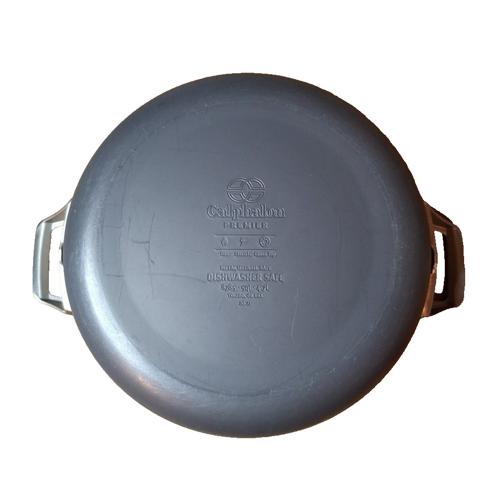 Calphalon Premier 5QT Stock Pot /Sauce Pan/Dutch Oven W/lid 8785