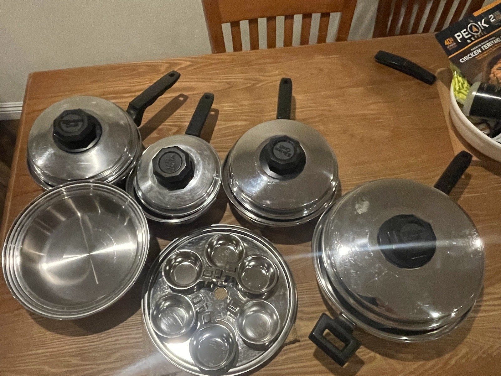 Kitchen Craft West Bend Waterless Stainless Steel Cookware 12 Piece Set