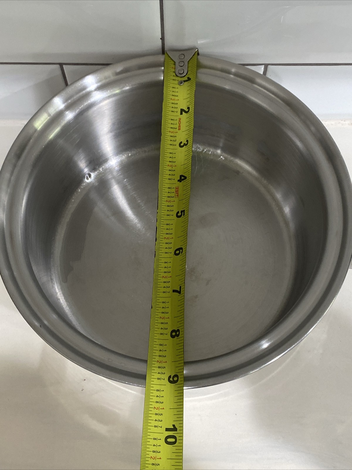 Saladmaster Cookware TP304S Stainless Steel Five Star 9”Fry/saute Pans With Lids